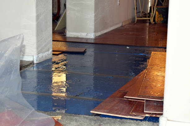 Professional Crawl Space Water Removal technician working in Oxford, ME